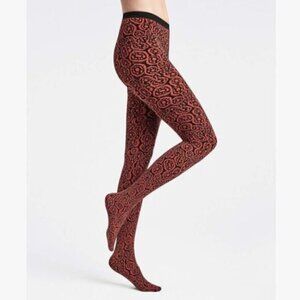 Wolford Red Poison Dart Opaque Tights Pantyhose - XS, BNIP